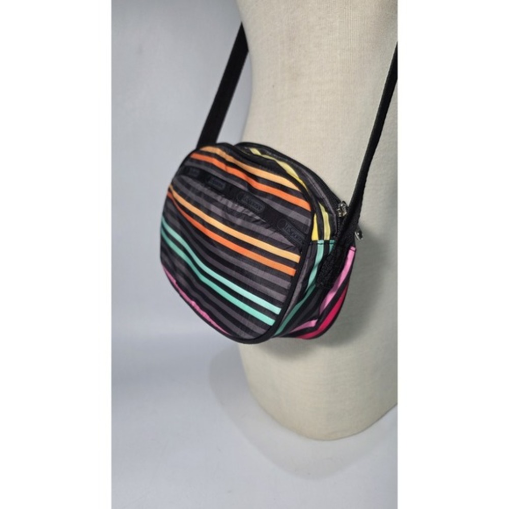 Le Sportsac Classic Parker Crossbody Bag Rainbow Stripes